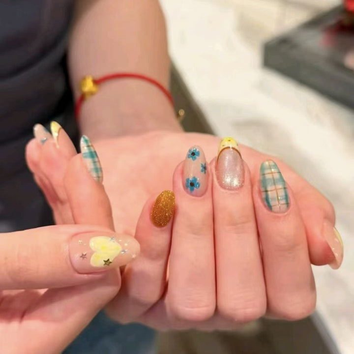 Stylish Press-On Nail Wraps Kalsten