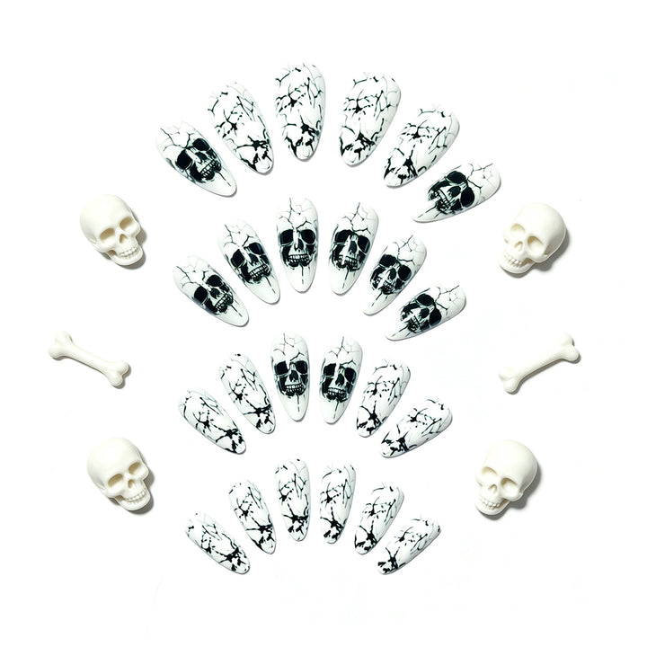 Artistic Skull Design Nail Wraps Kalsten