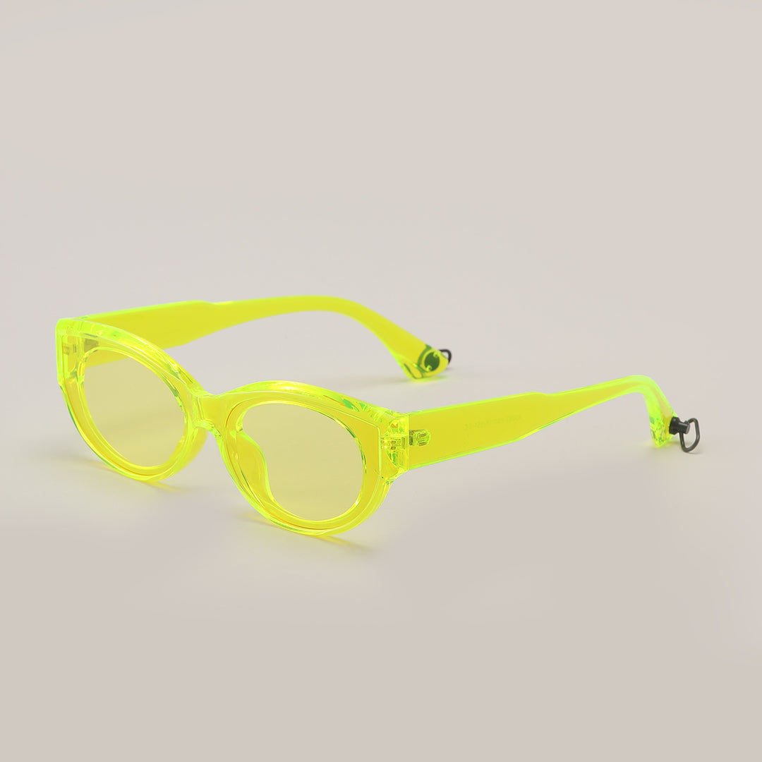 Women's fashionable sunglasses with transparent frame and UV protection Kalsten