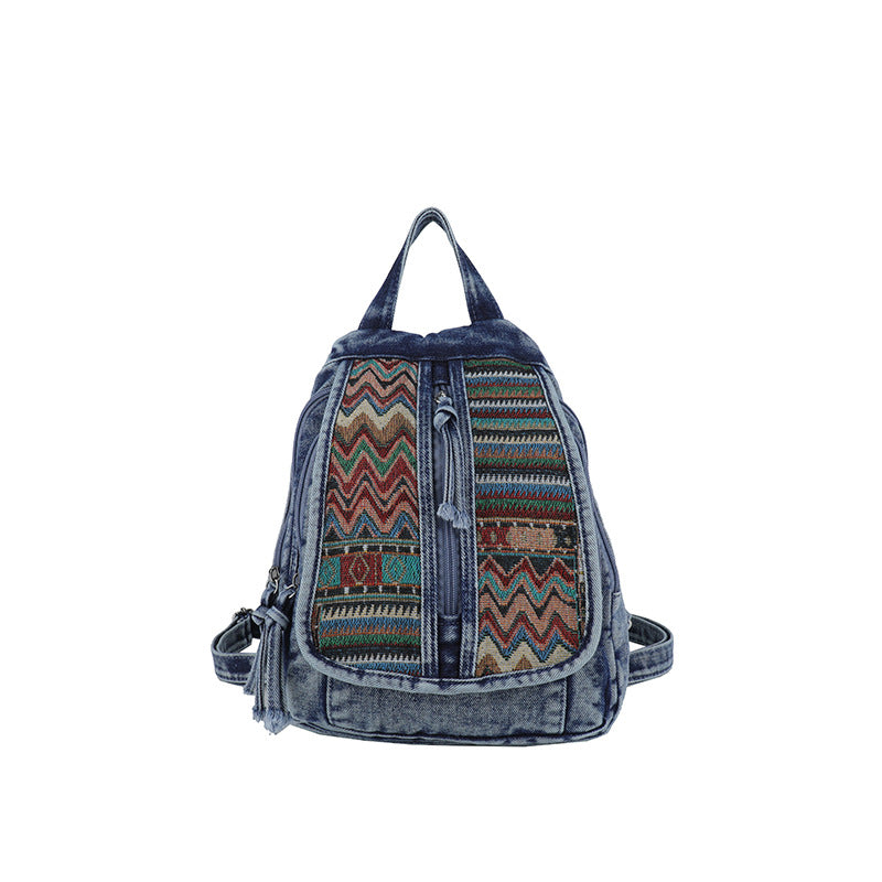 Stylish Ethnic Patterned Backpack Kalsten