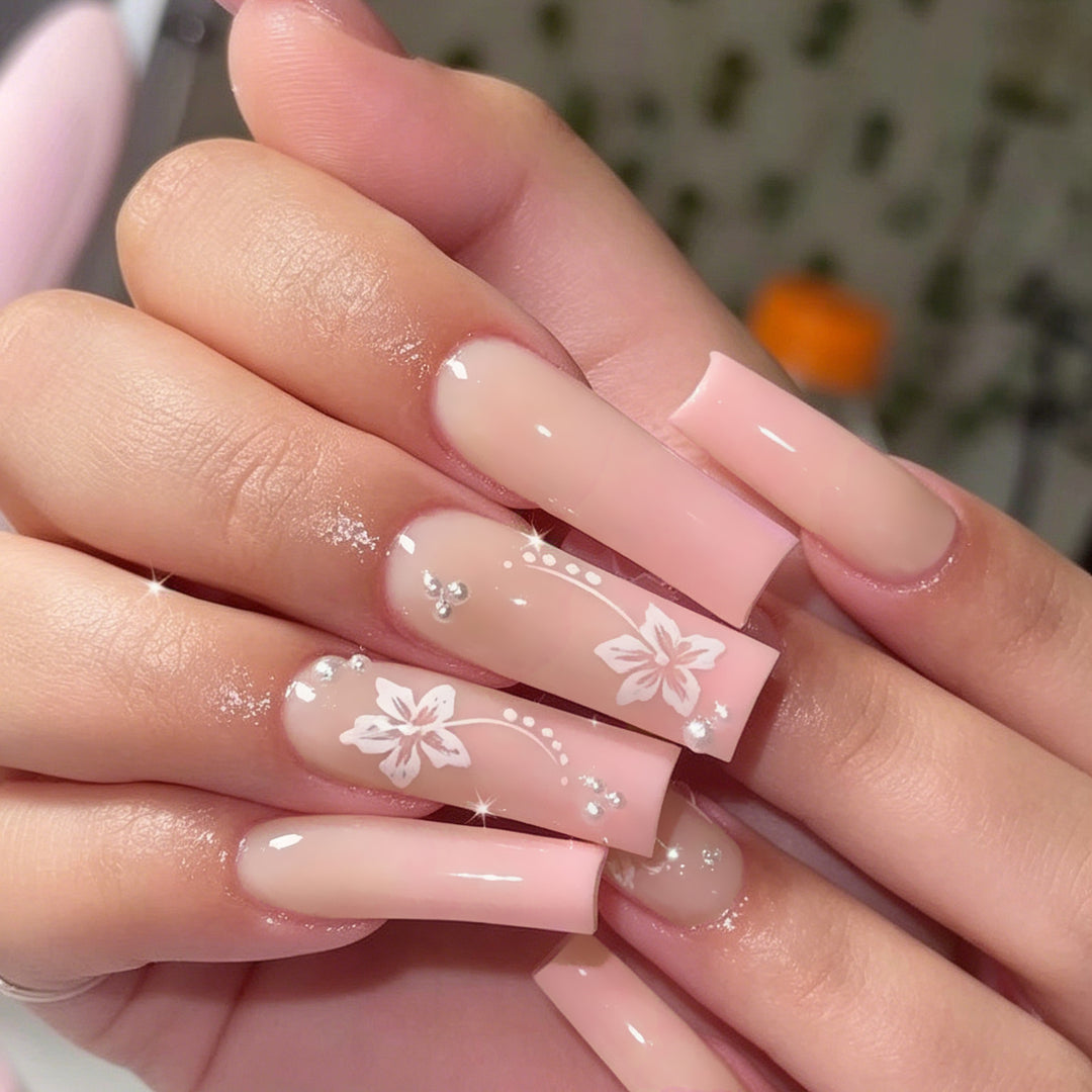 Floral Acrylic Nail Art Set Kalsten