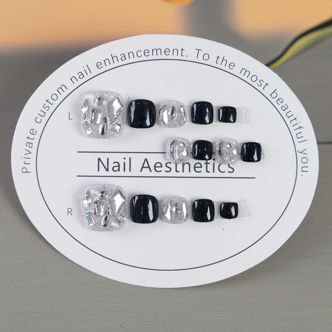 Decorative Rhinestone Pedicure Set  1791110449