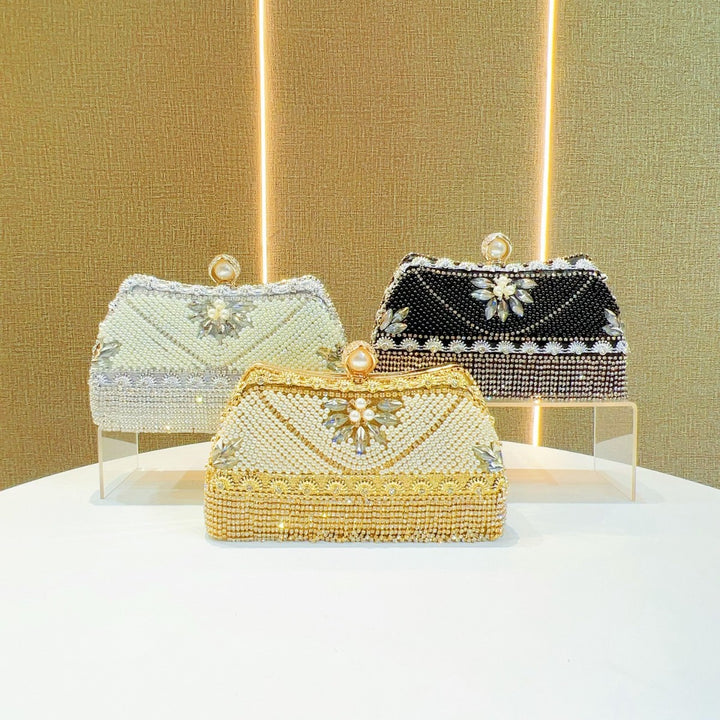Beaded Evening Shoulder Bag