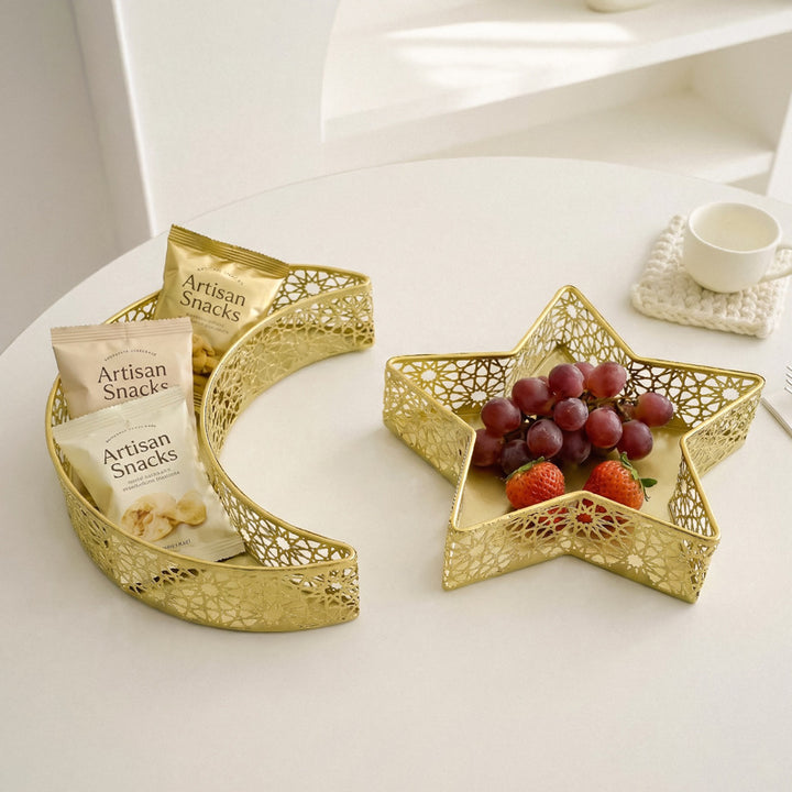 Elegant metal candle holder Kalsten