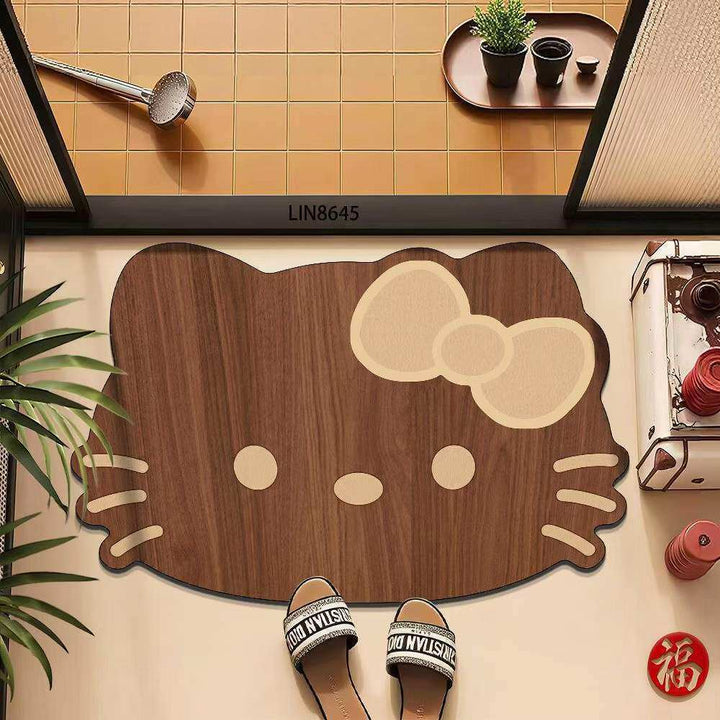 Cute Animal-Themed Bathroom Mat