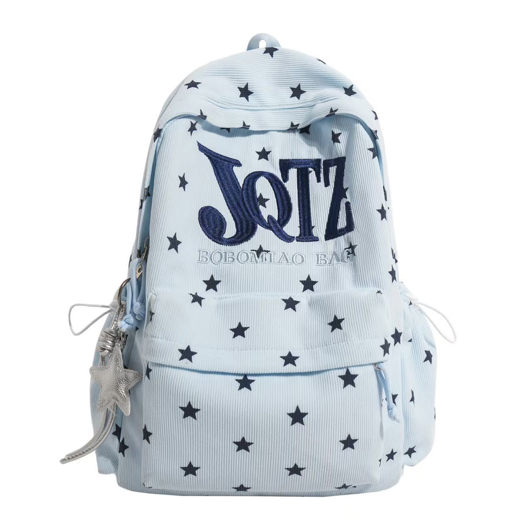 Star-Embellished Casual Backpack Kalsten