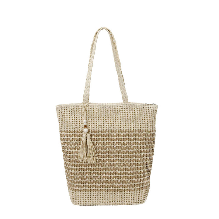 Elegant Woven Beach Bag Kalsten