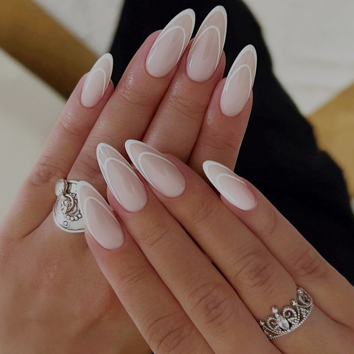 Premium Glossy Press-On Nail Set