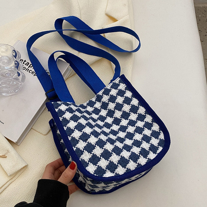 Textured Woven Handbag