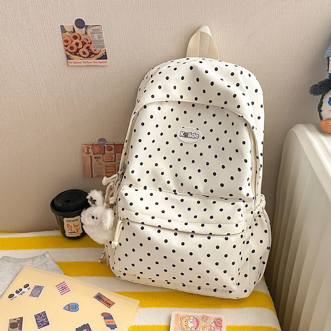 Stylish Polka Dot Lightweight Backpack Kalsten