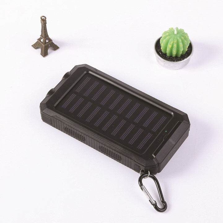 Solar-powered power bank with robust design and integrated fast charging function Kalsten