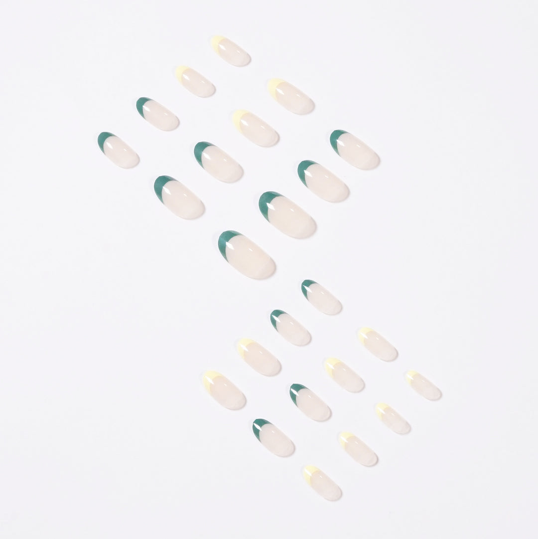 Artful nail art with creative color tips Kalsten
