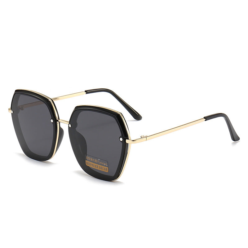 Trendy Hexagonal Frame Sunglasses