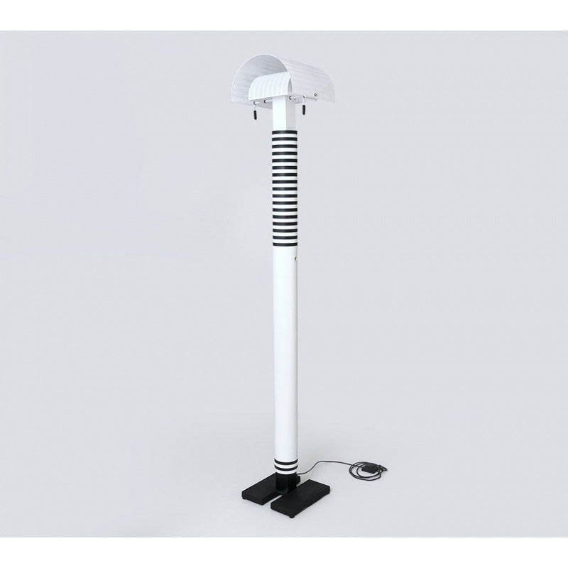 Modern Decorative Table Lamp with Striped Base
