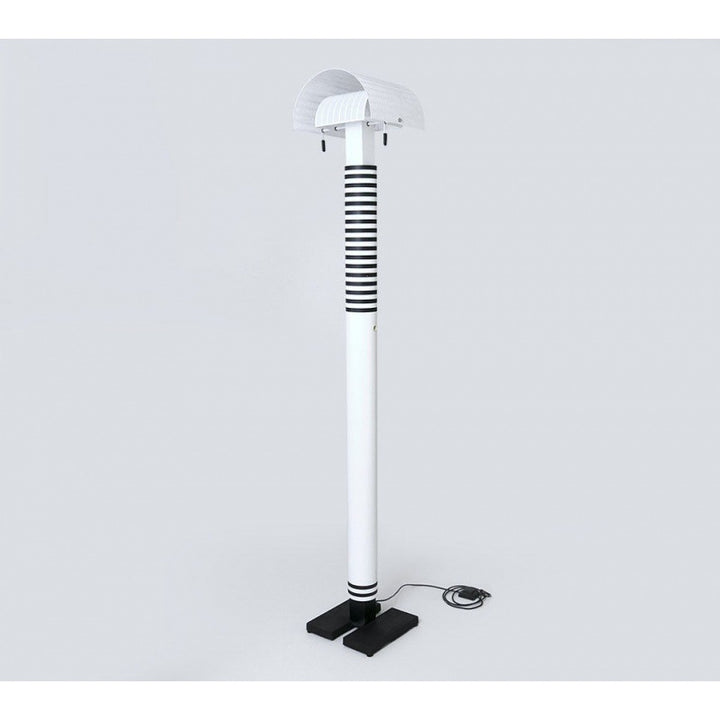 Modern Decorative Table Lamp with Striped Base