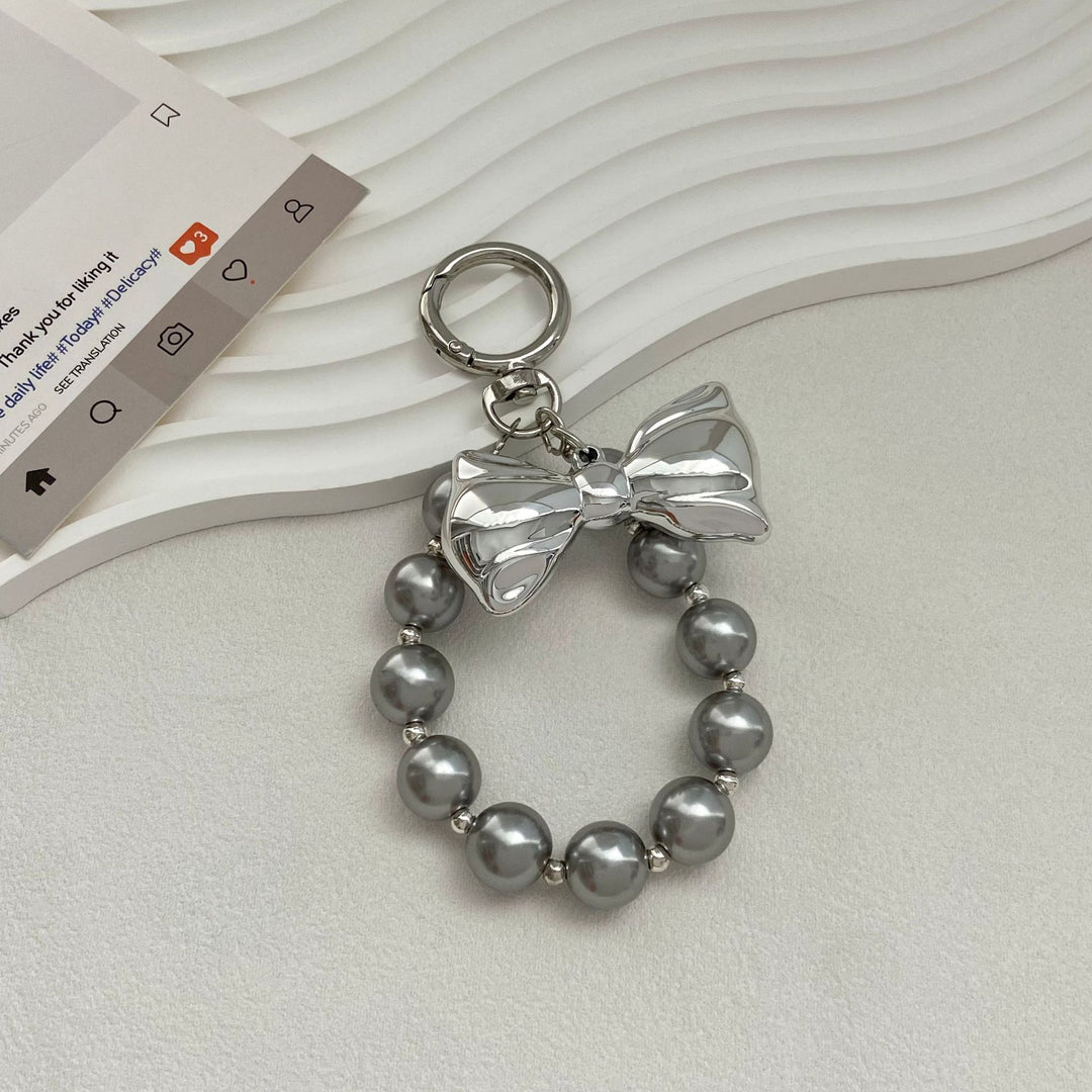 Elegant Pearl Bow Keychain Kalsten