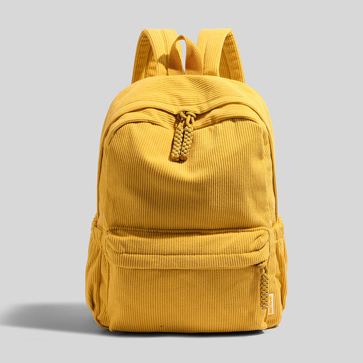Ribbed Fabric Lightweight Backpack Kalsten