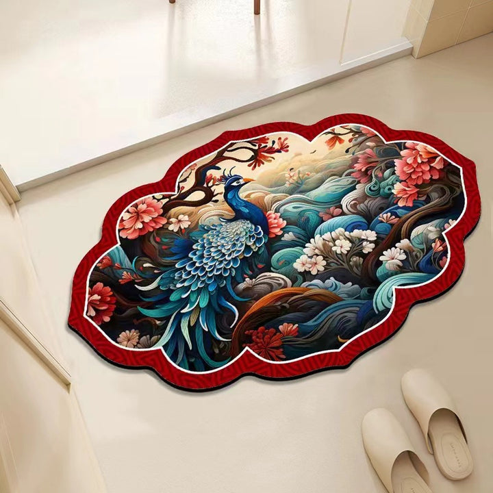 Floral Decorative Area Mat Kalsten