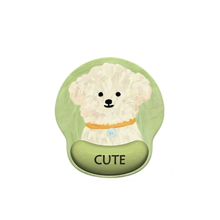 Cute Dog-Themed Ergonomic Desk Mouse Pad