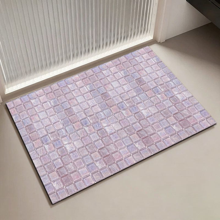 Mosaic Pattern Bath Mat Kalsten