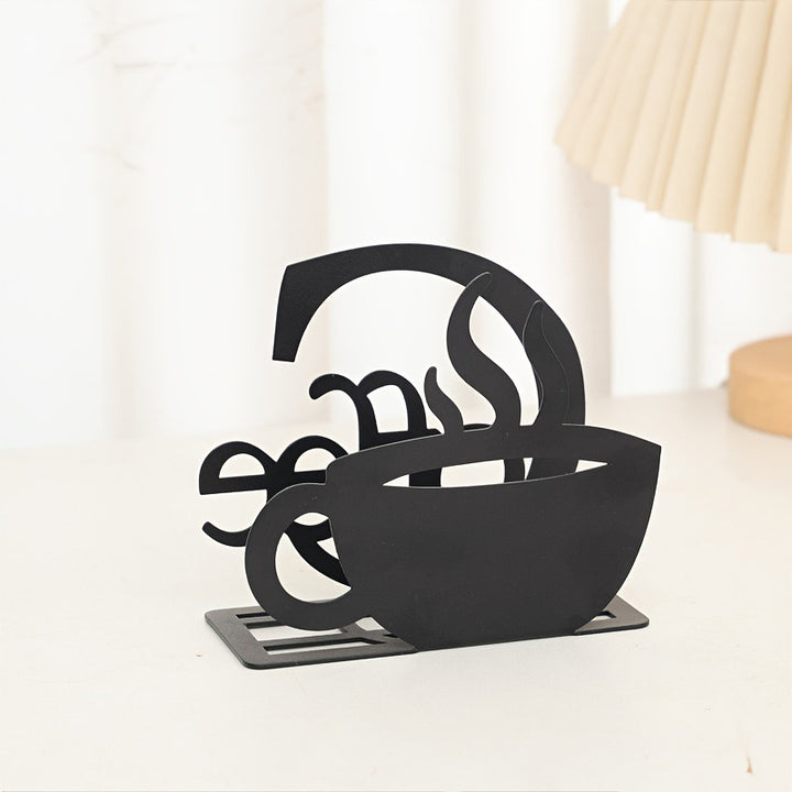 Coffee-Themed Tabletop Organizer
