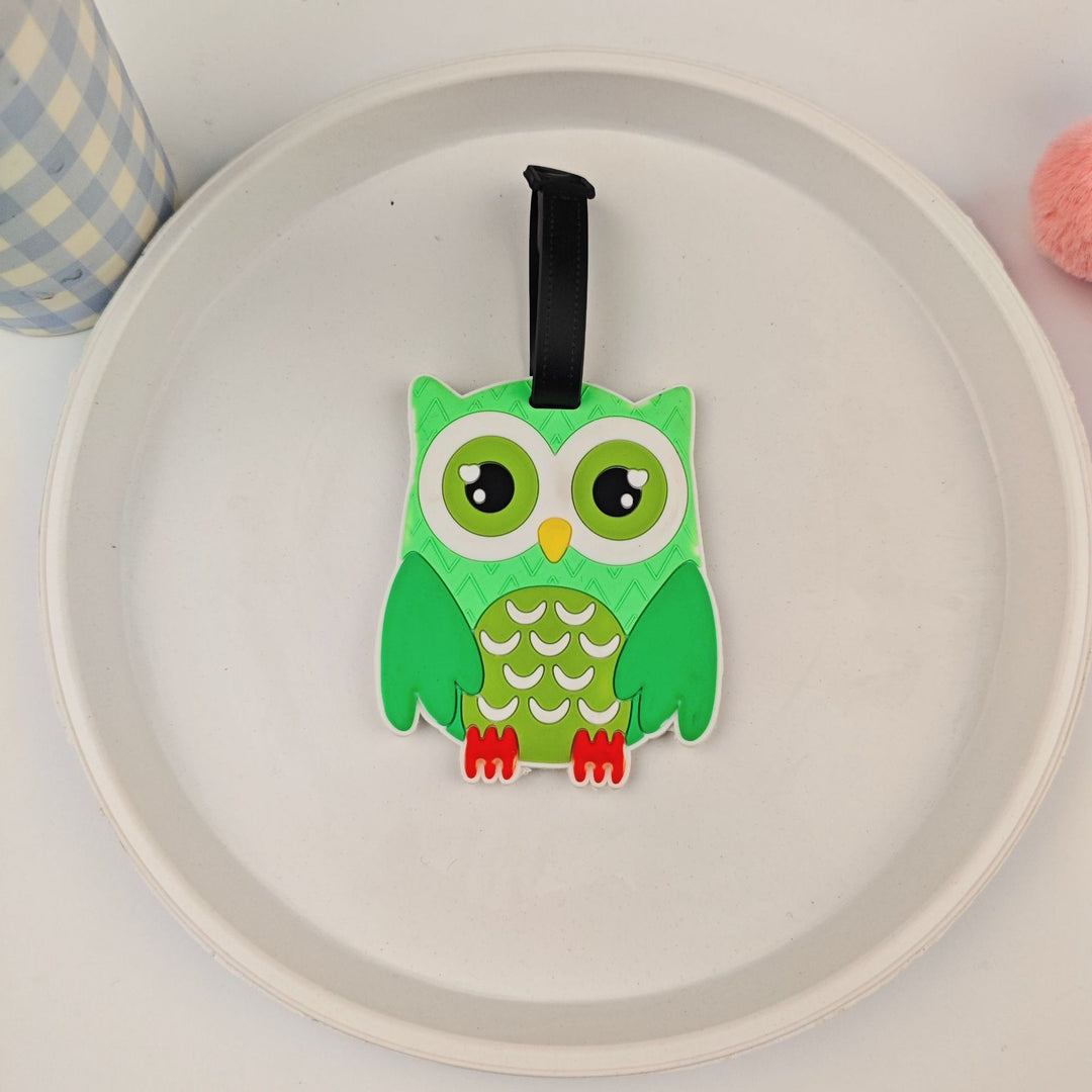 Unisex suitcase tag in owl design Kalsten