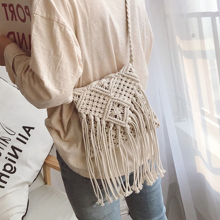 Hand-knotted fringe bag Kalsten