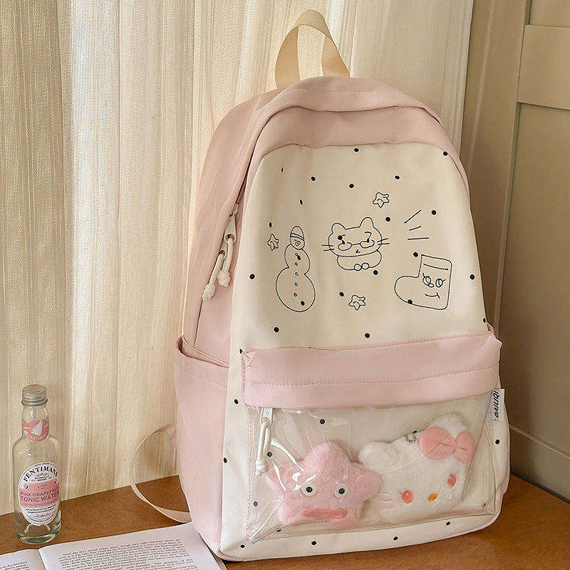 Casual Character-Design School Backpack