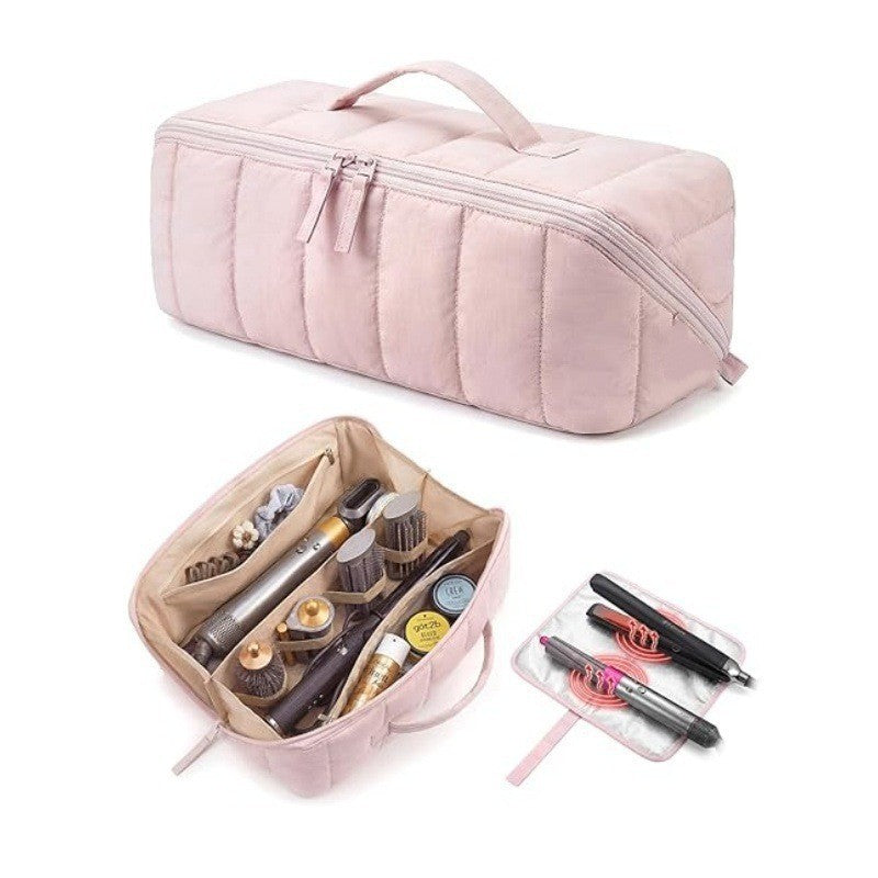 Padded cosmetic bag with organizer Kalsten