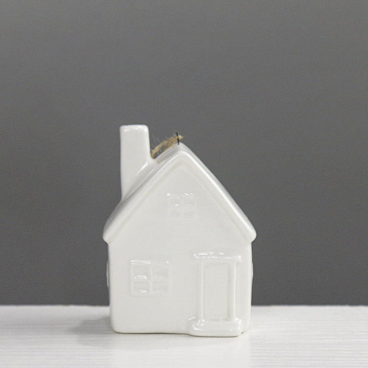 Decorative Ceramic House Figurine Kalsten