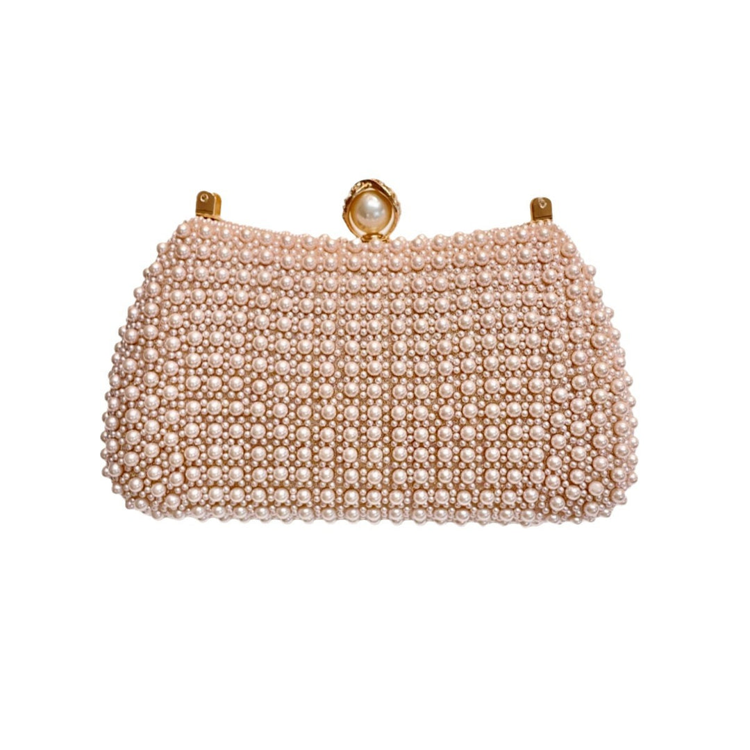 Pearl Beaded Evening Handbag