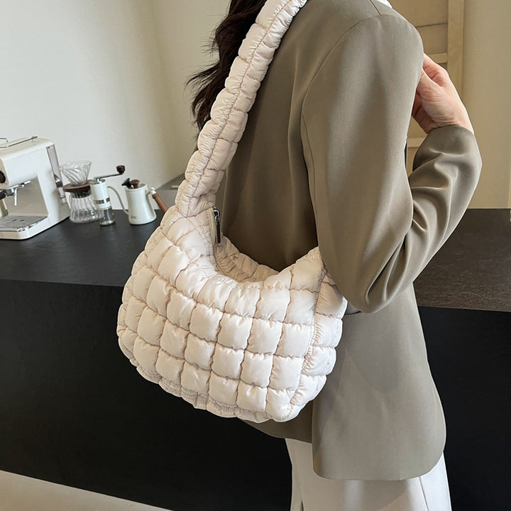 Quilted Puffy Crossbody Bag