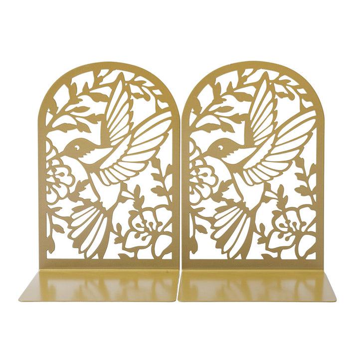 Decorative Hummingbird Metal Bookends