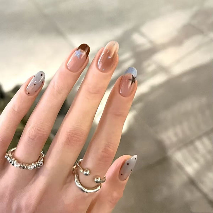 Artistic Press-On Nail Set