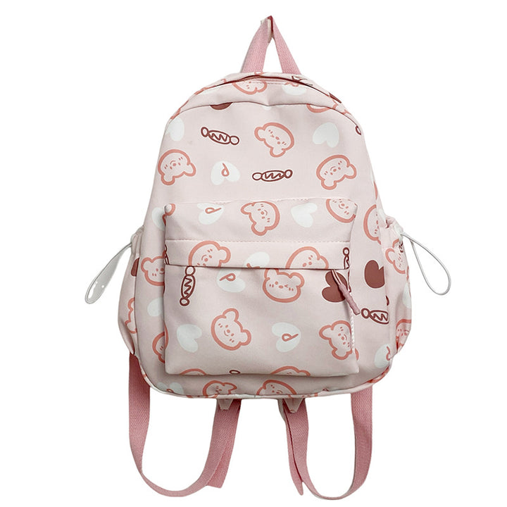 Cute Character Print School Backpack kalsten