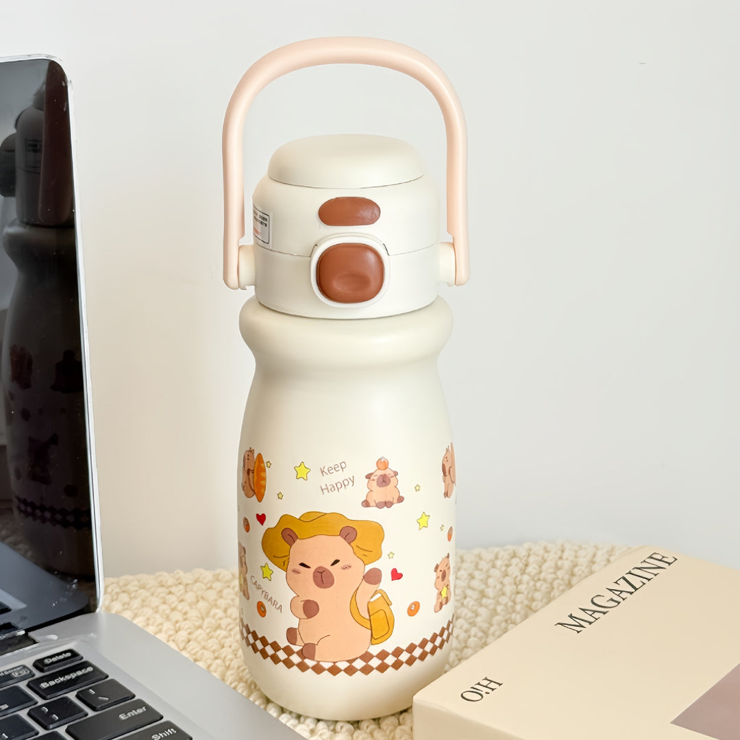 Ladies Insulated Drinking Bottle with Cheerful Strawberry Design Kalsten