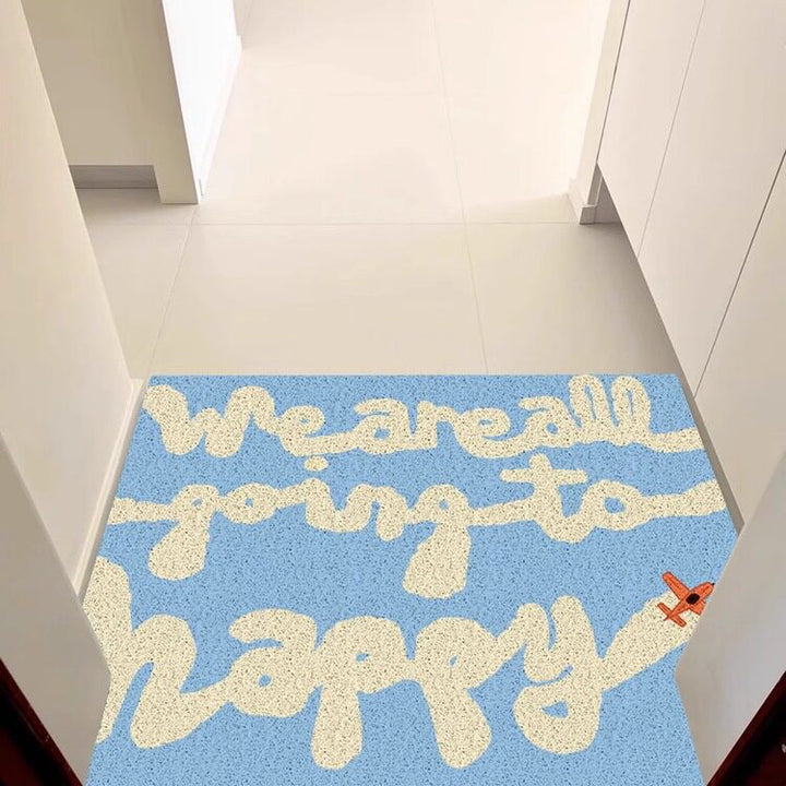 Cartoon-Themed Welcome Mat Kalsten
