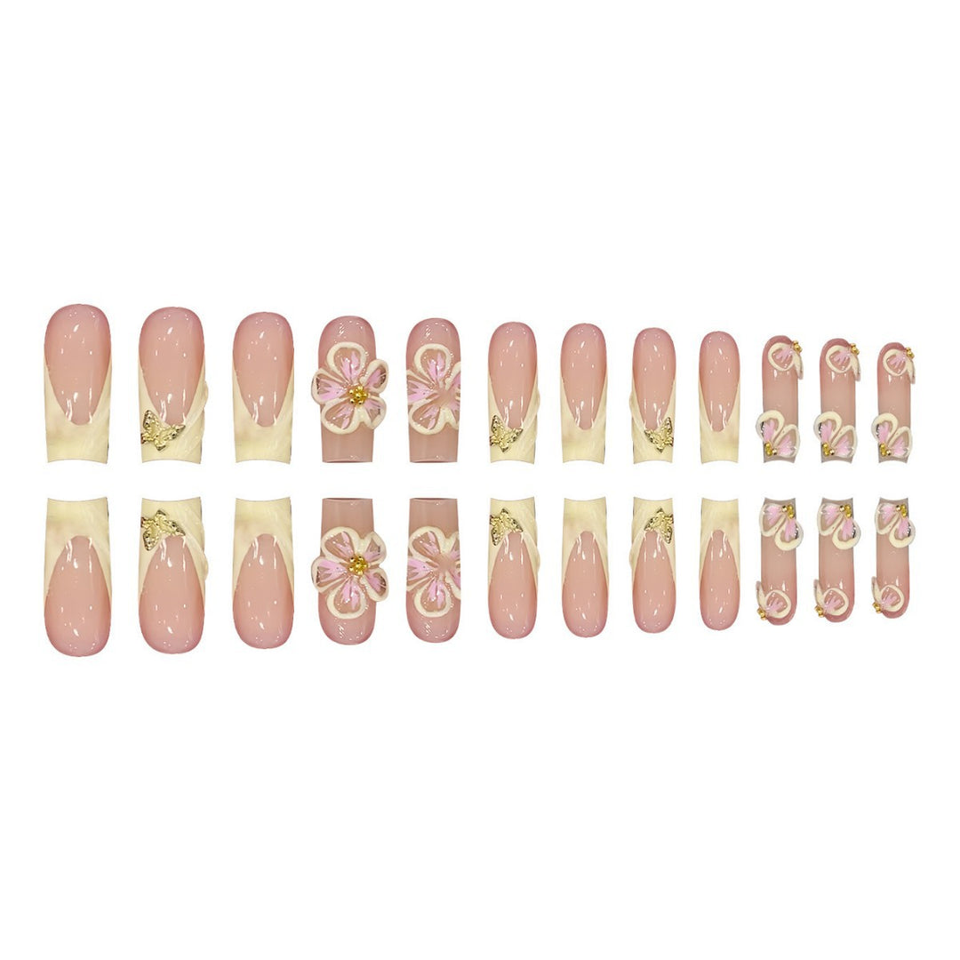 Artistic 3D Floral Nail Art Design Kalsten