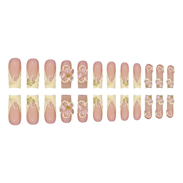 Artistic 3D Floral Nail Art Design Kalsten