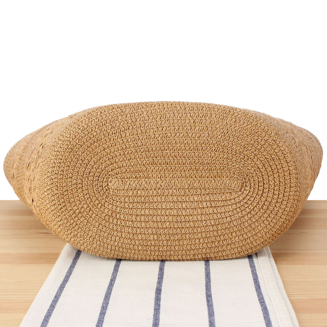 Stylish Woven Tote Bag with Elastic Shoulder Straps Kalsten