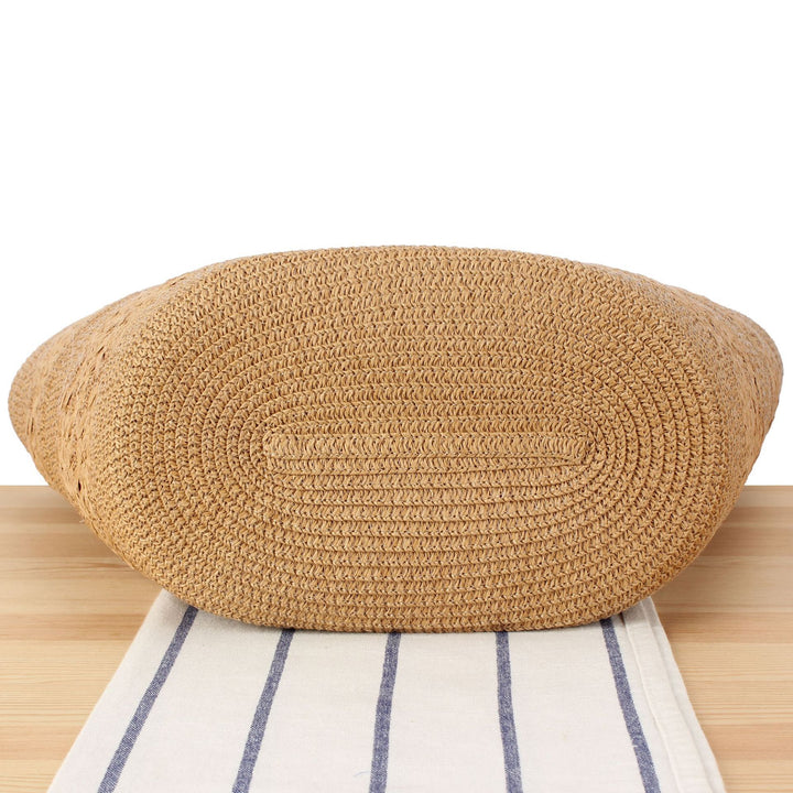 Stylish Woven Tote Bag with Elastic Shoulder Straps Kalsten