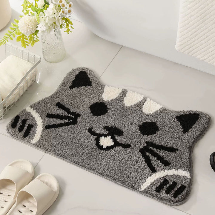 Cat-Themed Plush Area Rug Kalsten