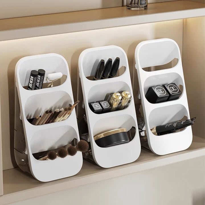 Triple sponge and brush holder with drip tray