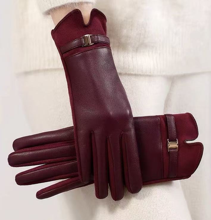 Luxurious Leather Touchscreen Gloves Kalsten