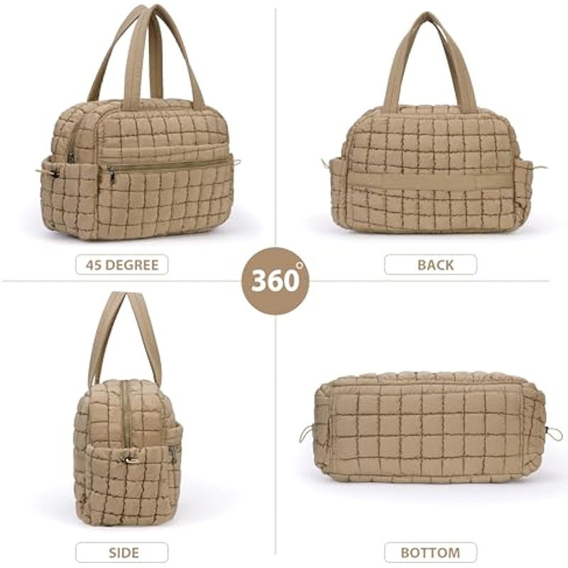 Quilted Multi-Functional Travel Tote Kalsten