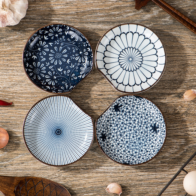 Elegant Porcelain Appetizer Dish Set