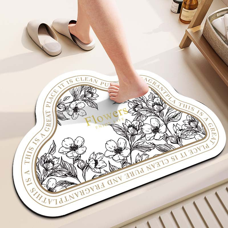 Decorative Cloud-Shaped Area Mat