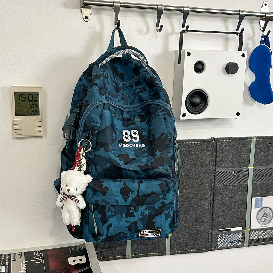 Versatile Camouflage Backpack with Multi-Pocket Design Kalsten
