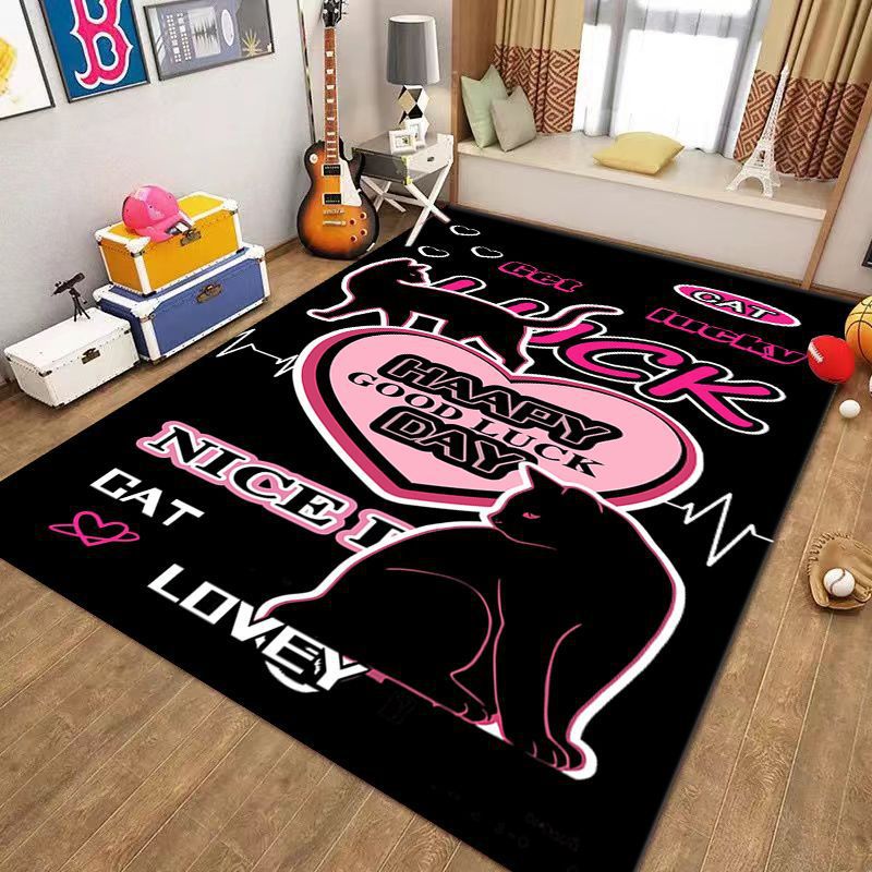 Playful Checkerboard Pattern Area Mat Kalsten