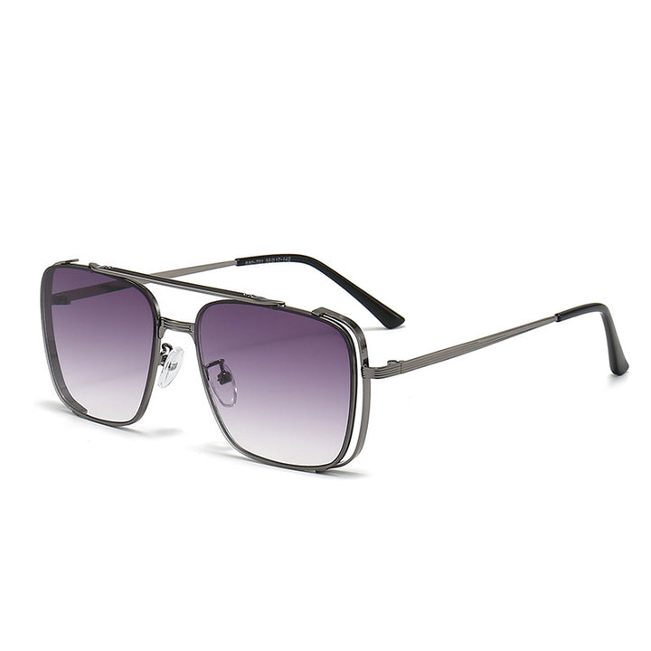 Women's fashionable square sunglasses with elegant metal frame Kalsten